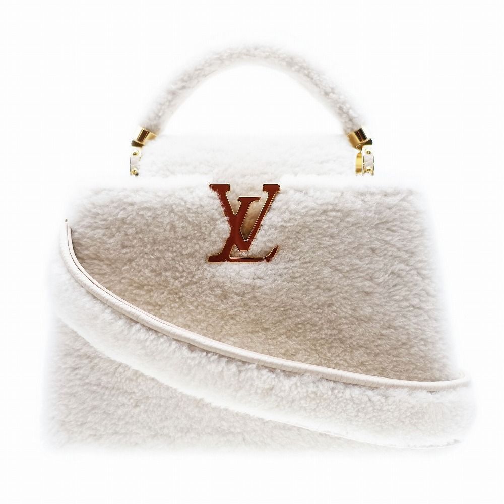 美品 ルイ ヴィトン LOUIS VUITTON M21089 カプシーヌ BB シアリング 
