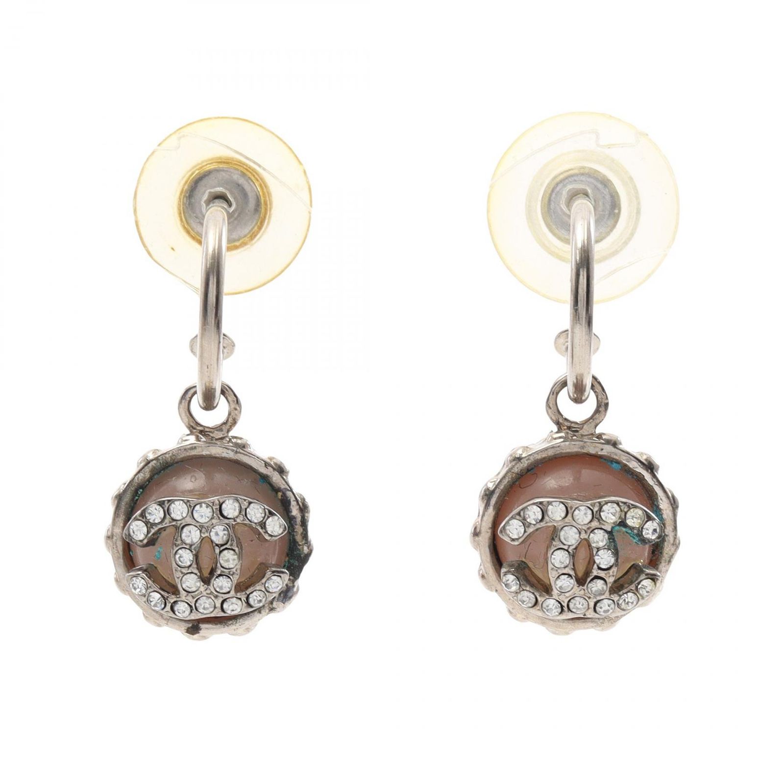 シャネル CHANEL ピアス ココマーク ステンレススチール ピアス 