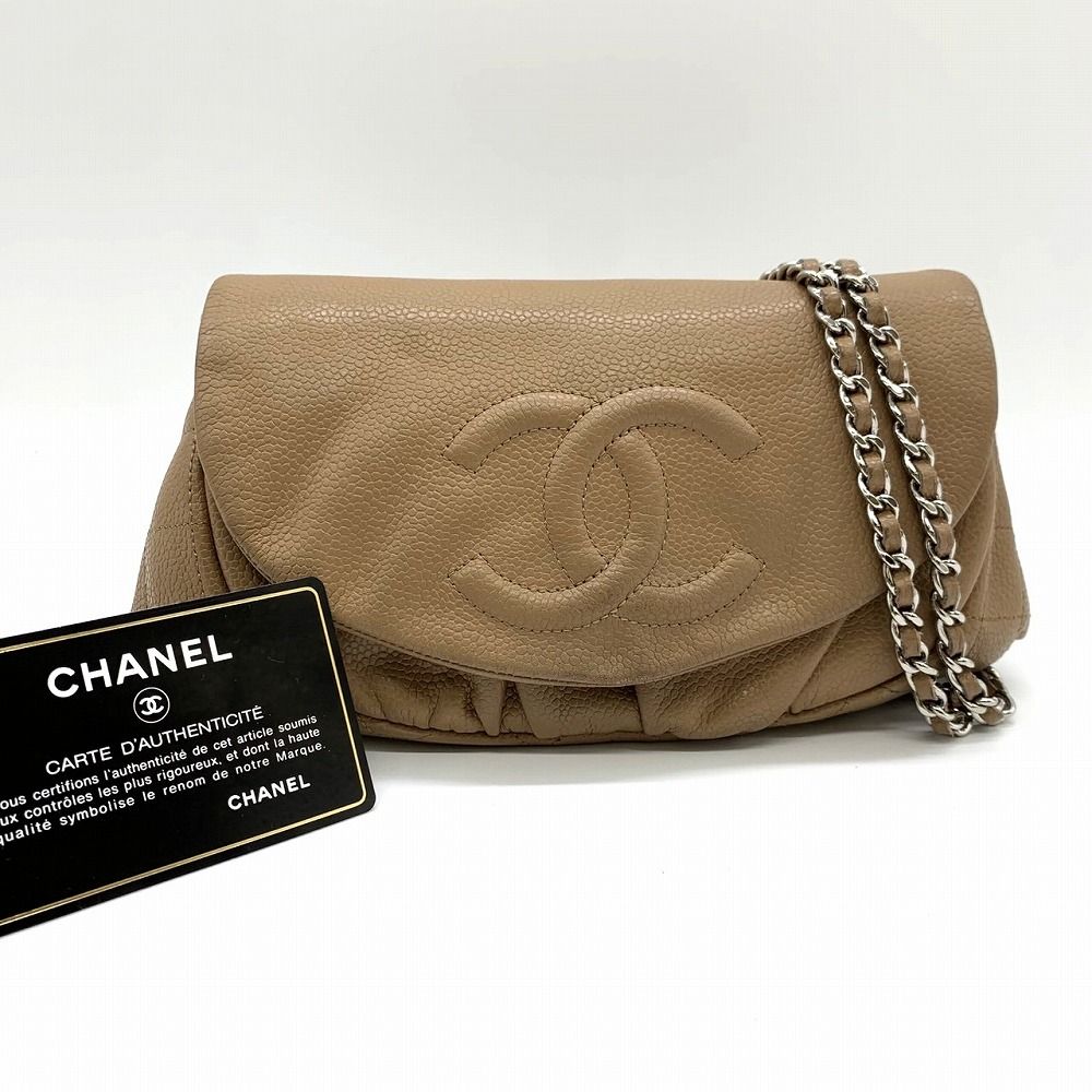 CHANEL シャネル ハーフムーン チェーンショルダーバッグ 15番台 CHANEL シャネル ハーフムーン チェーンショルダーバッグ 15番台