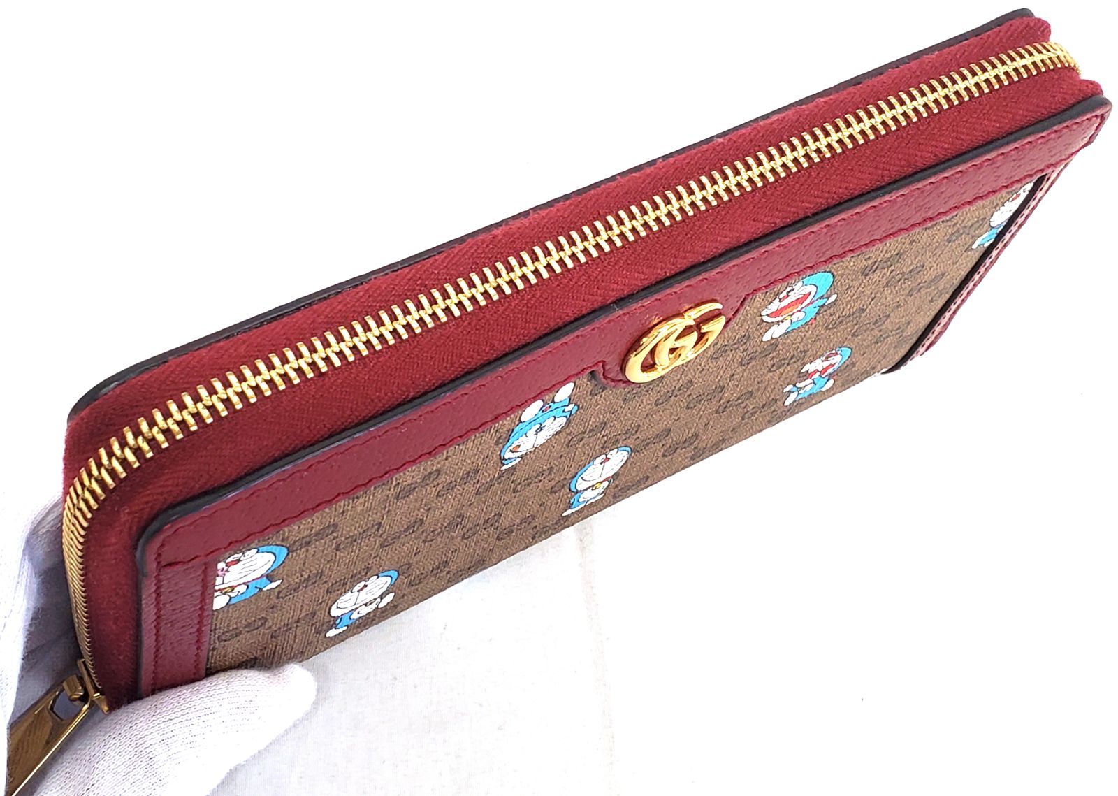 G509◇ほぼ未使用【グッチ GUCCI】ラウンドファスナー長財布