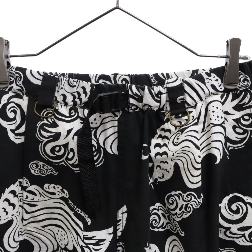 BLACK MEANS (ブラックミーンズ) Hawaiian Skate Shorts 総柄ハーフ