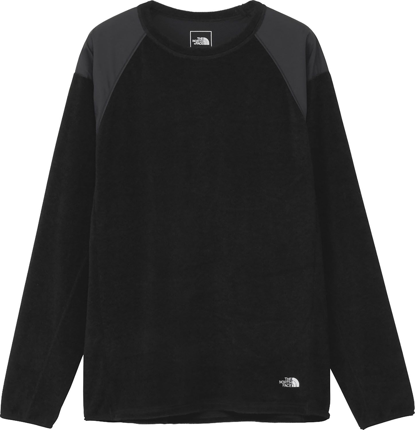 ザ ノース フェイス THE NORTH FACE アウトドア フリーランサーマルフロークルー メンズ フリース トップス 保温 ランニング 軽量 トレーニング メッシュ 通気性 薄手 秋 冬 刺繍ロゴ入り NL72590 K ブラック