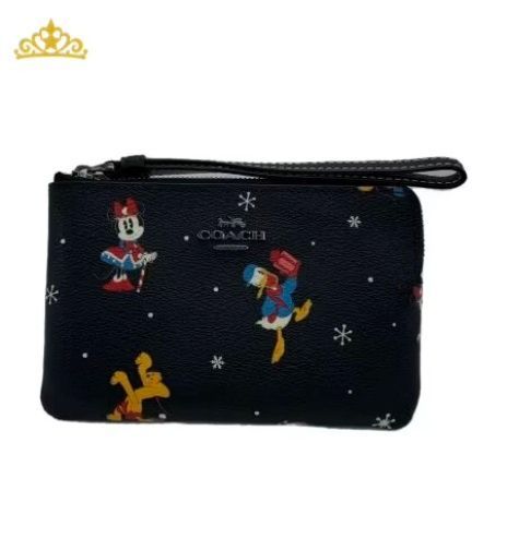COACH × ディズニー ポーチ コーチ ミニーマウス ドナルドダック コラボ セカンドバッグ