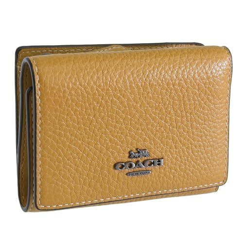 新品 COACH コーチ 折り財布 三つ折り カラー ブラック