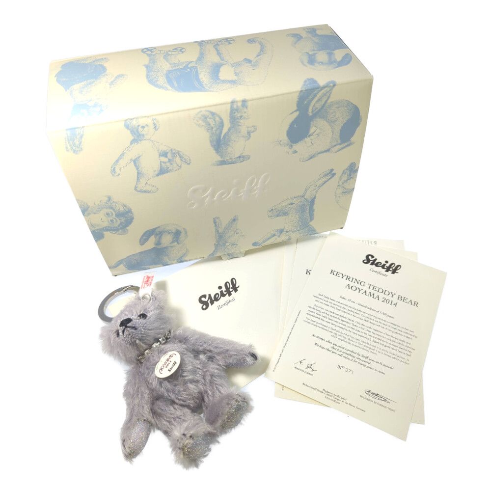 Steiff シュタイフ 2014年 青山限定 テディベア バッグ チャームバッグ  