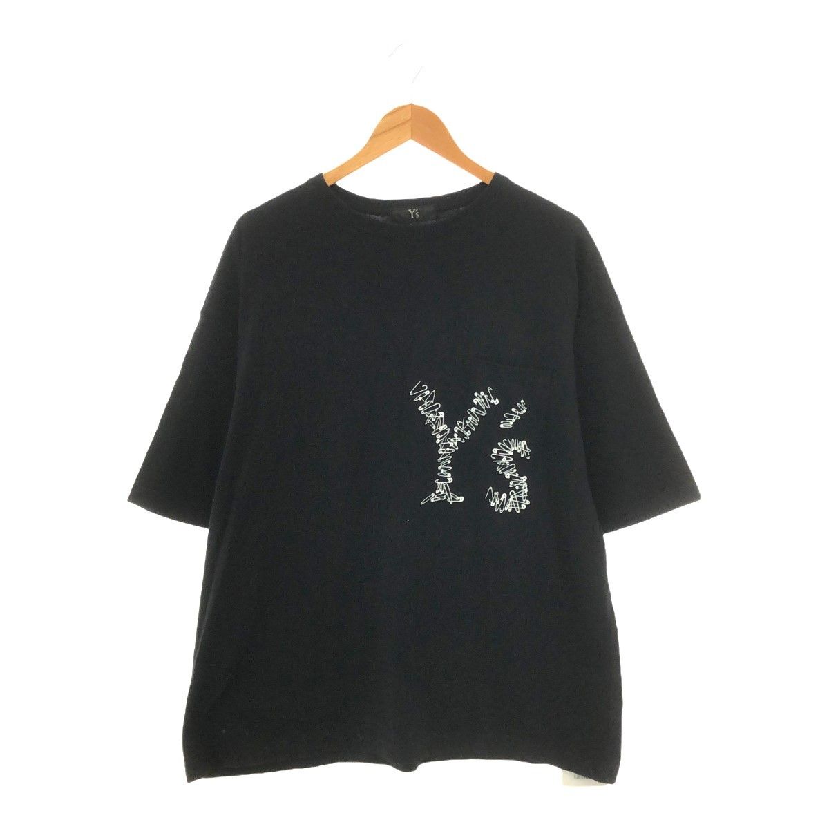 Y'S ワイズ YOHJI YAMAMOTO ヨウジヤマモト YL-T52-974 YS PIN T