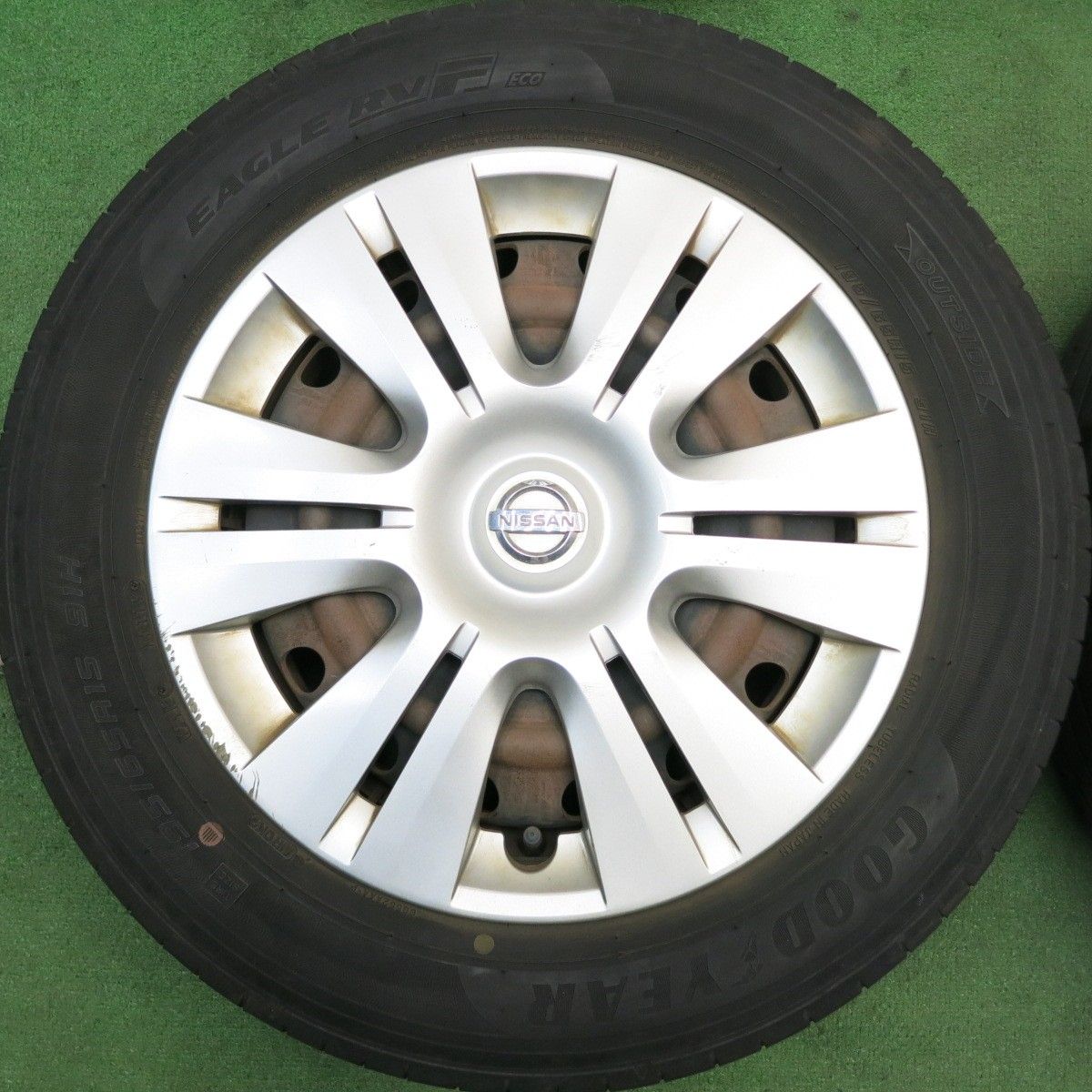 4本価格☆日産 セレナ 純正 スチール 195/65R15 グッドイヤー イーグル 