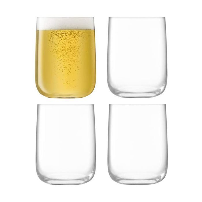 LSA BOROUGH ボロー Bar Glass バーグラス G1617-22-301 625ml×4個セット  / エルエスエー ビールグラス ガラス