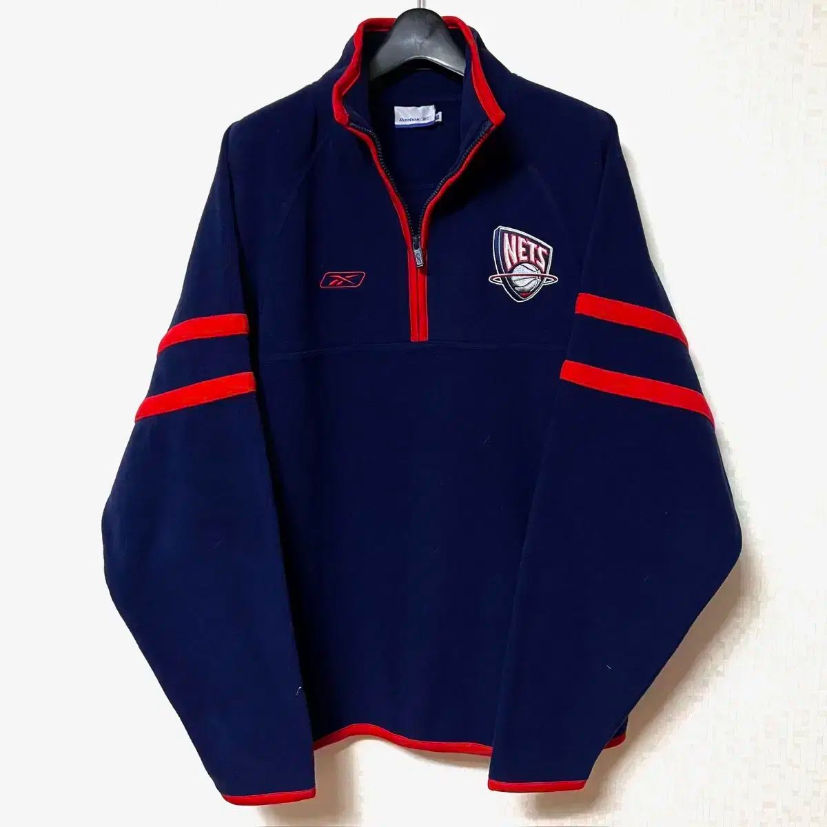 M 95 Reebok(リーボック) NBA ハーフジップ フリース Anorak（アノラック） オーバーフィット