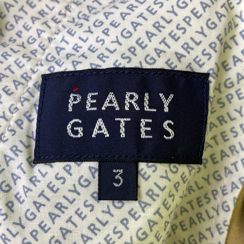 サイズ：3 PEARLY GATES パーリーゲイツ 2023年 パンツ ベージュ系