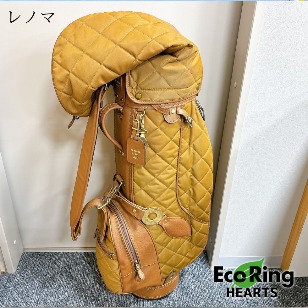 レノマゴルフバッグ 革製