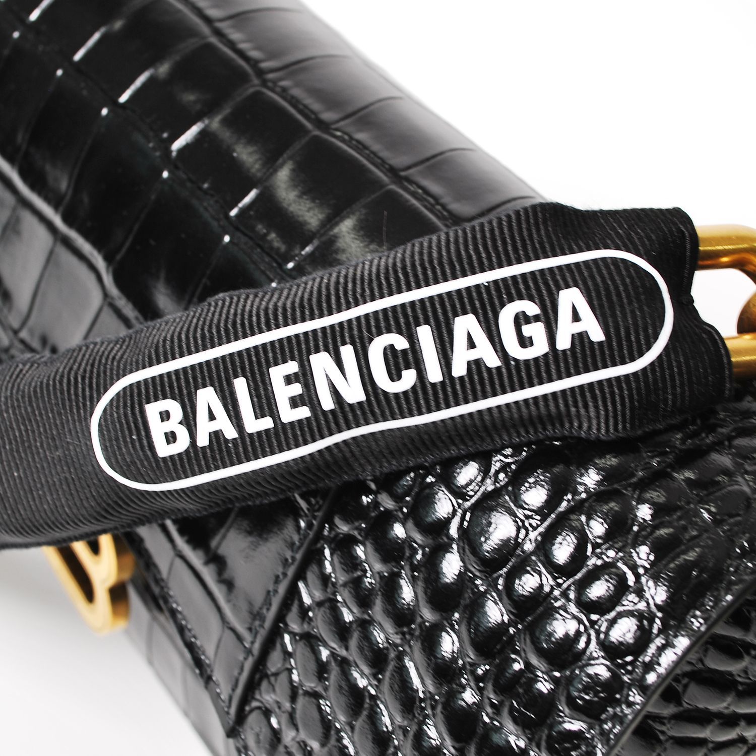 バレンシアガ☆BALENCIAGA クロコ型押しバッグ クロコ+バッグ BALENCIAGA(バレンシアガ) - 海外通販のBUYMA