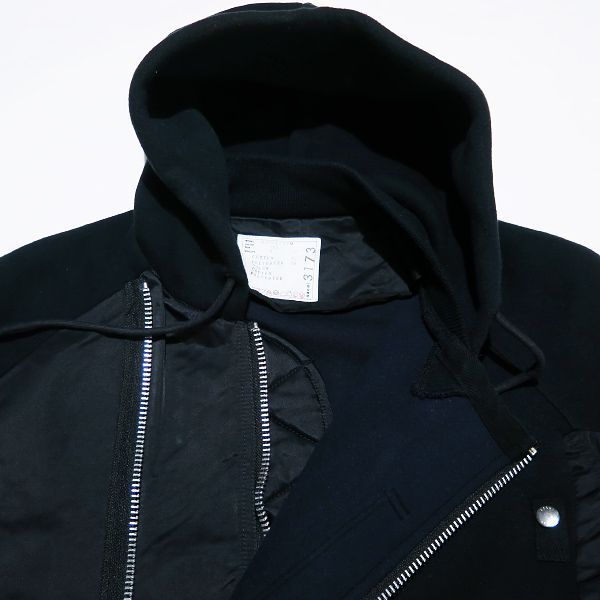 sacai サカイ SPONGE SWEAT BLOUSON 23-03173M スポンジ