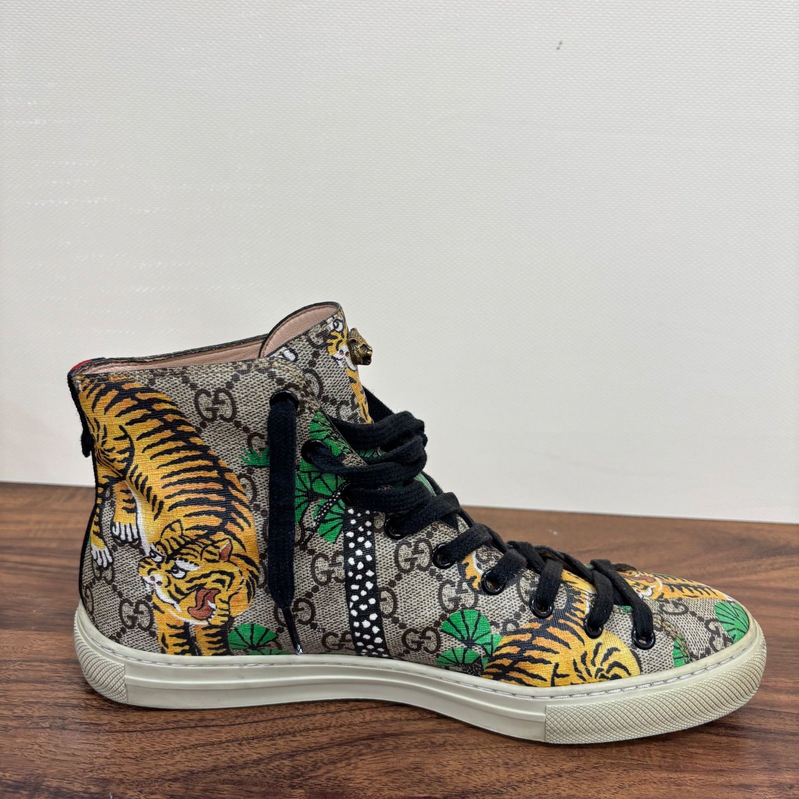 ◎GUCCI グッチ スニーカー シューズ ハイカットスニーカー ベンガル 