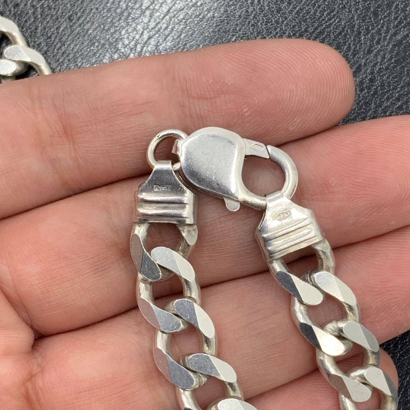 925 SILVER 喜平ネックレス 6面シングルネックレス 70.5g