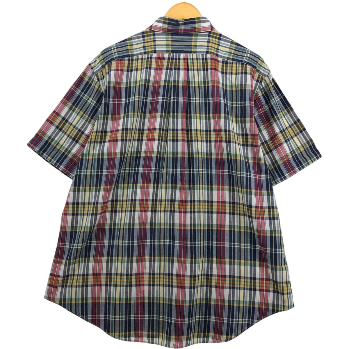 古着 ラルフローレン Ralph Lauren CLASSIC FIT クラシックフィット チェック柄 半袖 ボタンダウンシャツ メンズM相当 /eaa564010 Ralph Lauren - 古着 RALPH LAUREN ラルフローレン チェック柄
