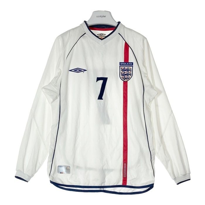 UMBRO アンブロ 01-03 イングランド代表 ベッカム ユニフォーム 古着 UMBRO アンブロ 01-03 イングランド代表 ベッカム ユニフォーム