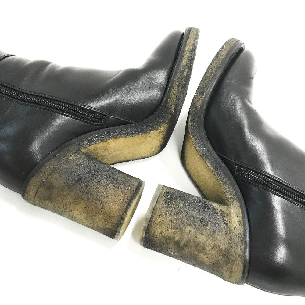 CHANEL ターンロック ショートブーツ 36 CHANEL ターンロック ココ 