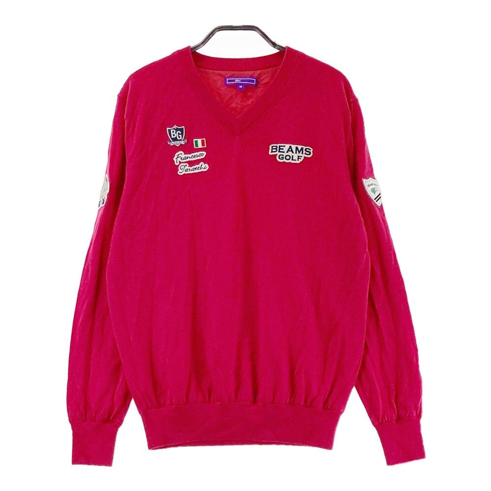 BEAMS GOLF ピンク セーター Mサイズ サイズ：M BEAMS GOLF ビームスゴルフ ニットセーター ピンク系