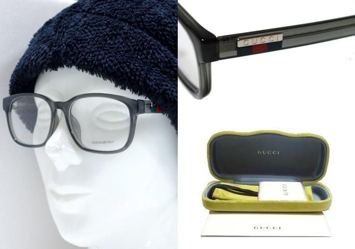 グッチ メガネ フレーム グレー／グレー GG0749OA-004 Gucci™ GG0749OA 004 56 Gray Eyeglasses