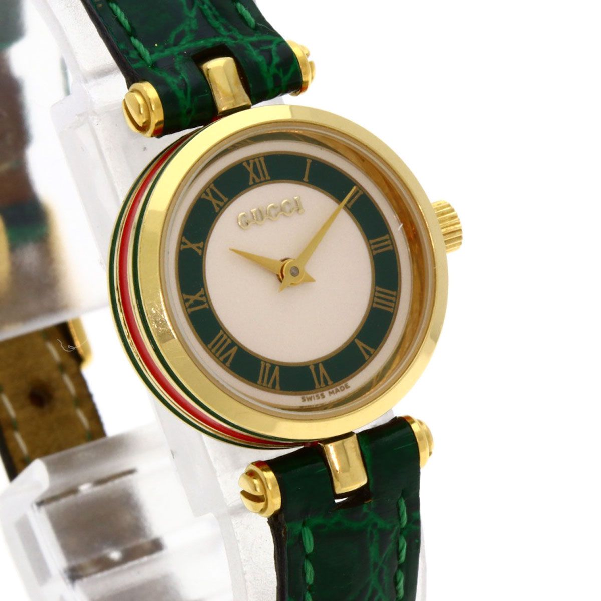  GUCCI グッチ シェリーライン 腕時計 GP 革 レディース その他 時計