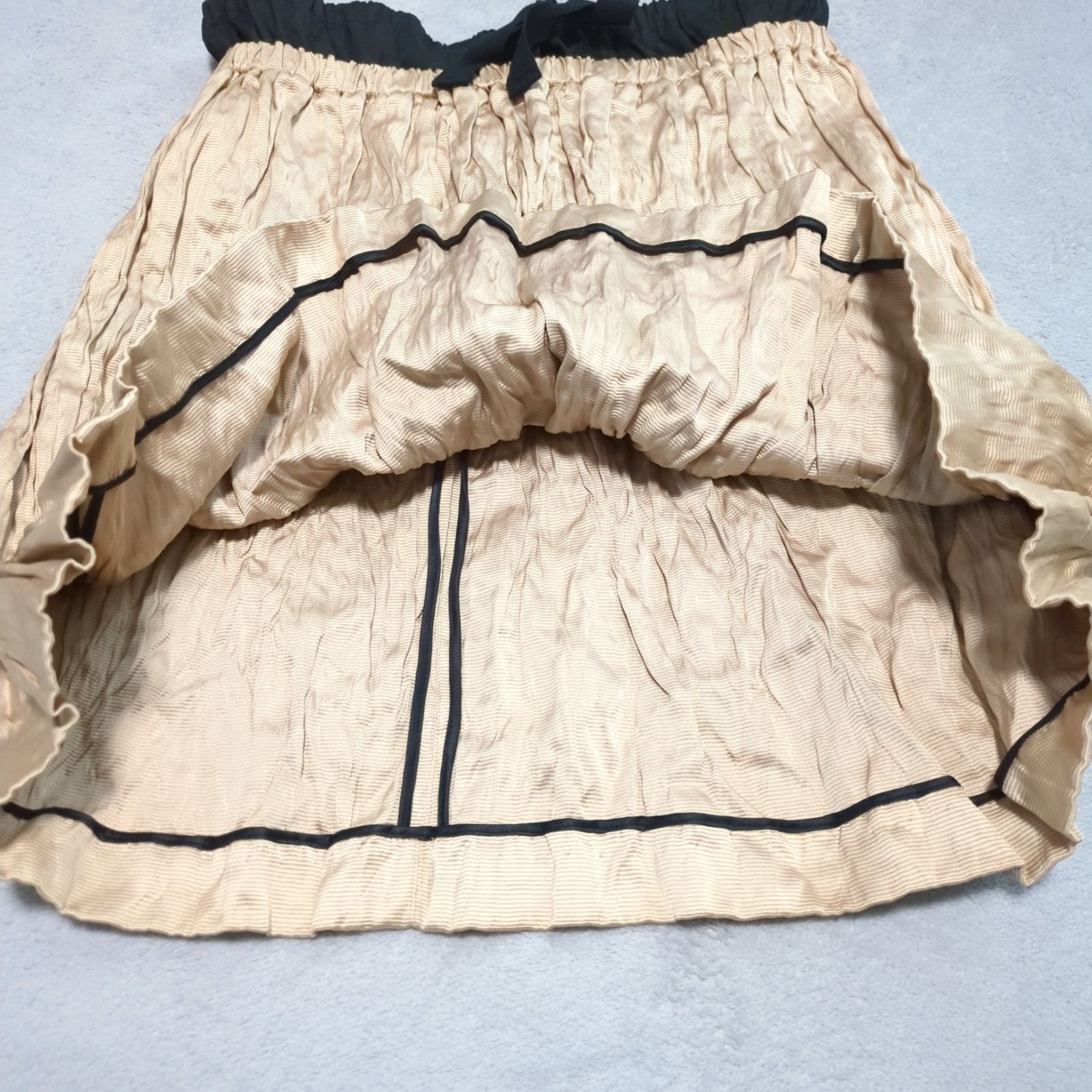ミディ丈 シワ加工