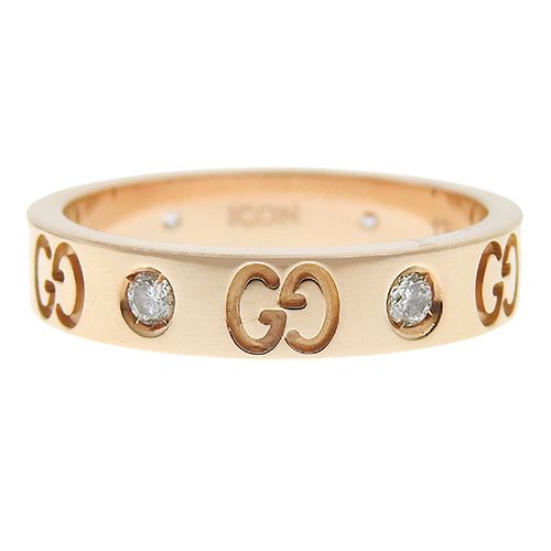 GUCCI アイコンリング　k18 ピンクゴールド 楽天市場】グッチ アイコンリング リング・指輪 K18ピンク