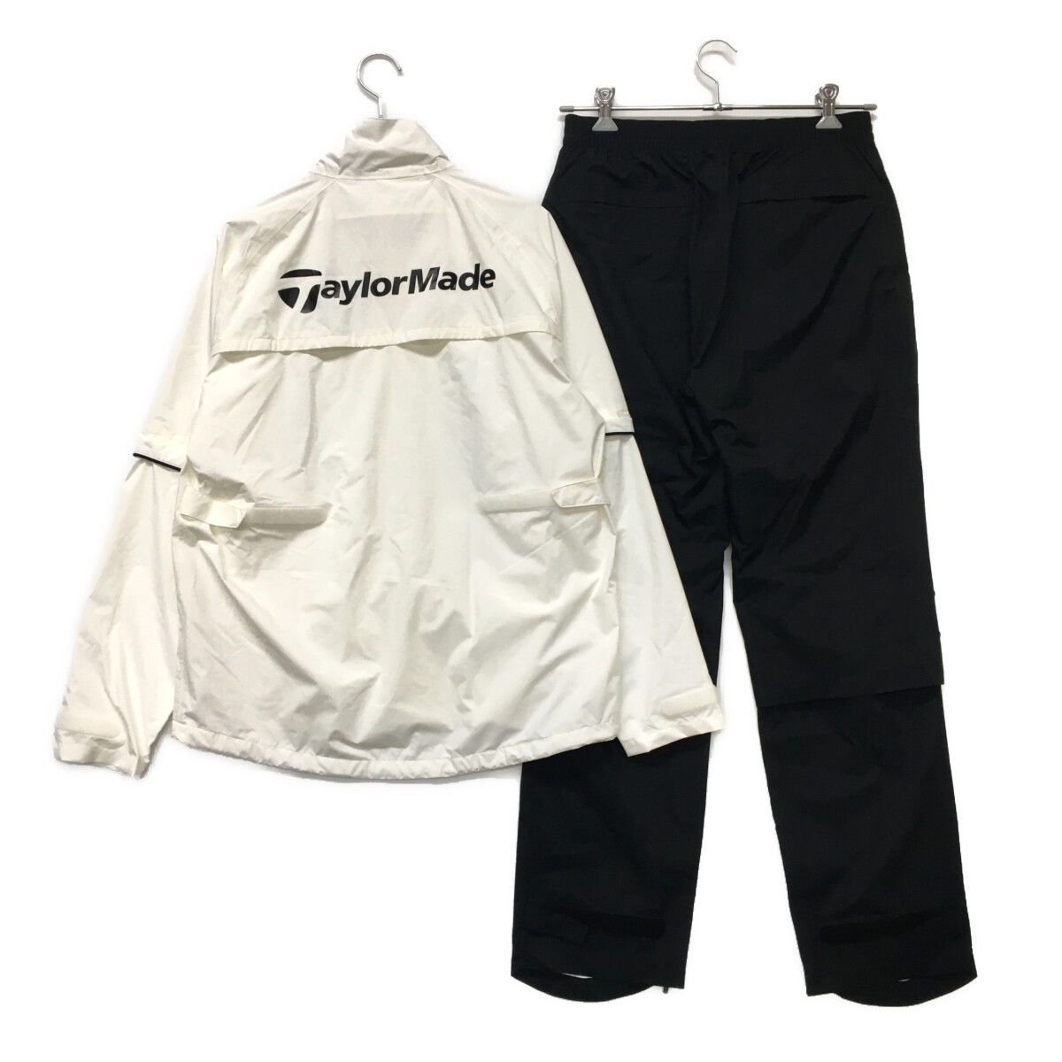 未使用品 メンズ テーラーメイド Taylor Made レインウエア M 白×黒 