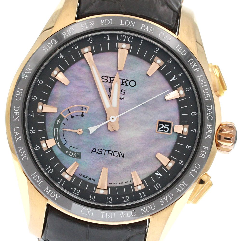 セイコー SEIKO SBXB105/8X22-0AE0-2 アストロン ノバク・ジョコビッチ 2016年限定 デイト ソーラー電波 メンズ良品箱・保証書付き_841473