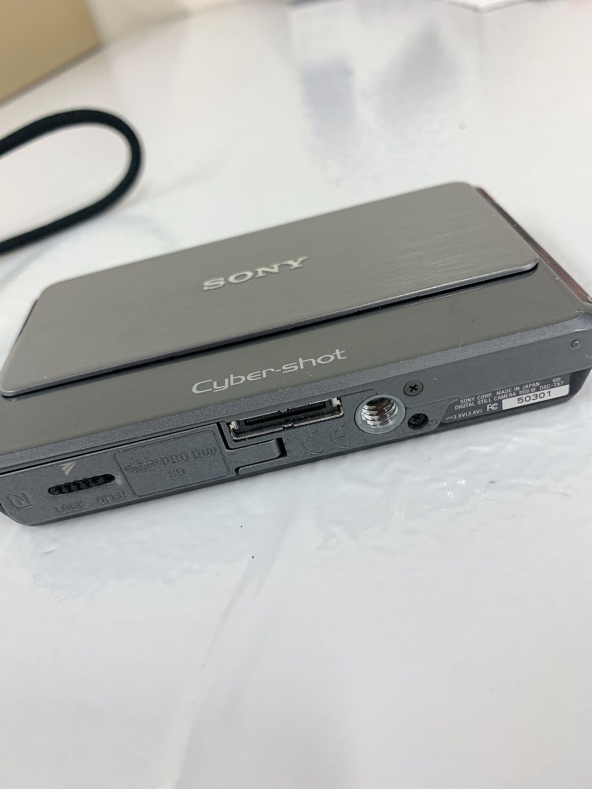 3【通電・動作確認済】SONY ソニー Cyber-shot DSC-TX7 デジカメ 