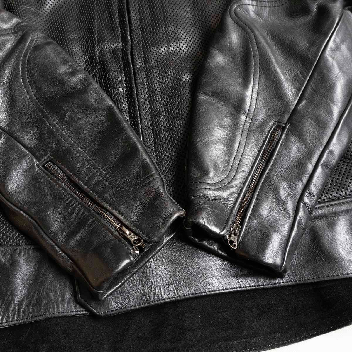 美品/キングサイズ】 VANSON 【MANX/ライダース ジャケット】56