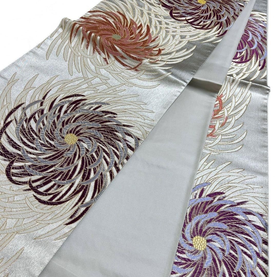 未着用 西陣織 唐織 花模様 振袖帯 袋帯 着物 114a p 【公式通販】