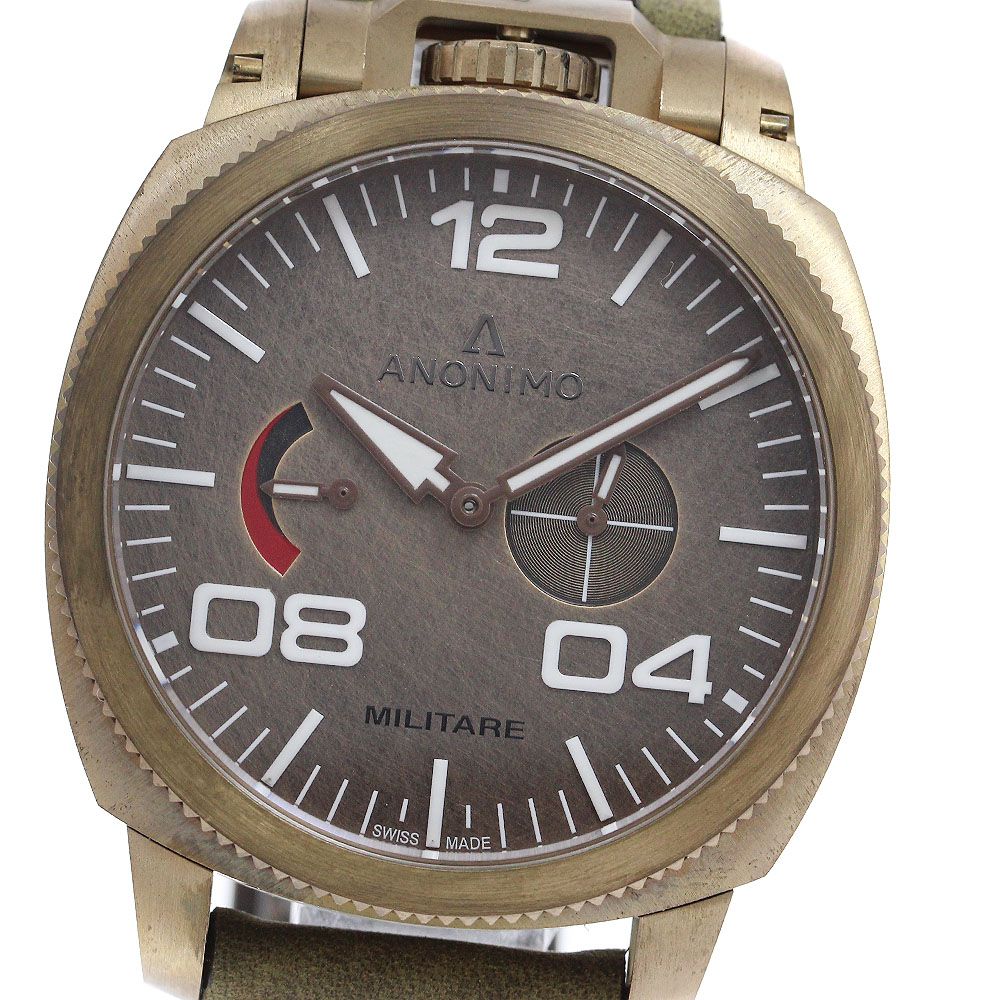 アノーニモ ANONIMO 1010MBI ミリターレ アルピーニ プリ リミテッドエディション 世界 97本 スモールセコンド 手巻き メンズ _912538
