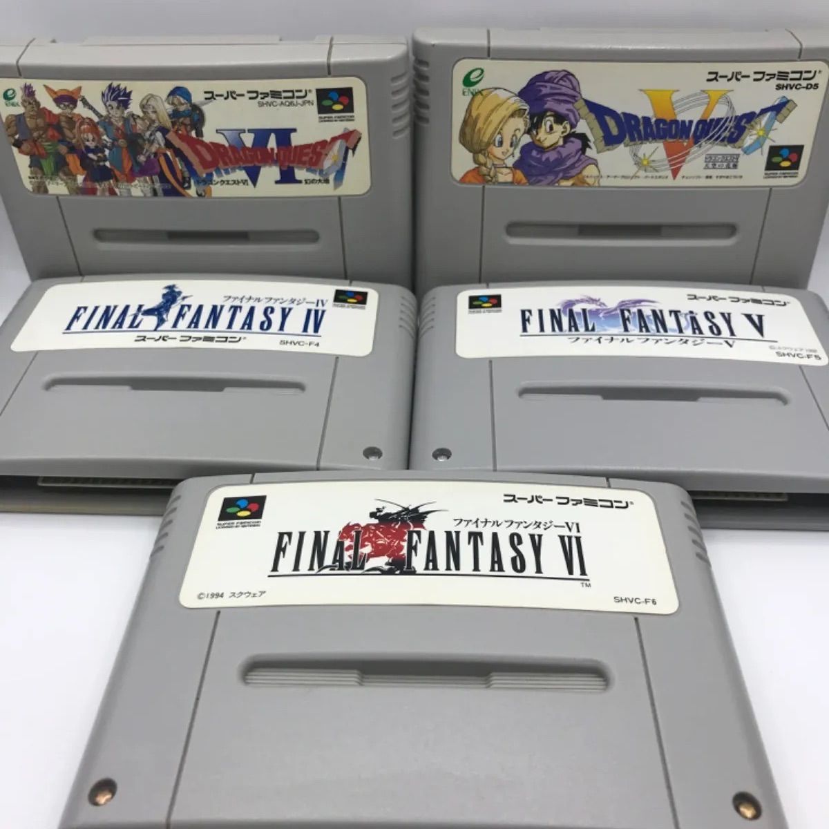 スーパーファミコンソフト6本まとめ売り