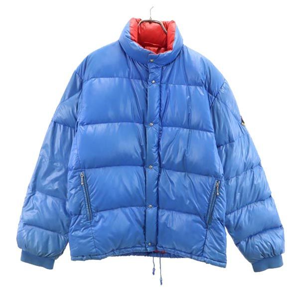 モンクレール 80s ヴィンテージ フランス製 アシックス社 ダウンジャケット ブルー系 MONCLER ロゴ メンズ 【中古】 【231015】 -  メルカリ