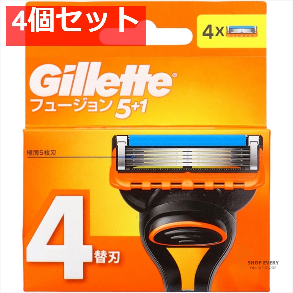 フュージョン マニュアル 替刃4B 4個セット まとめ売り