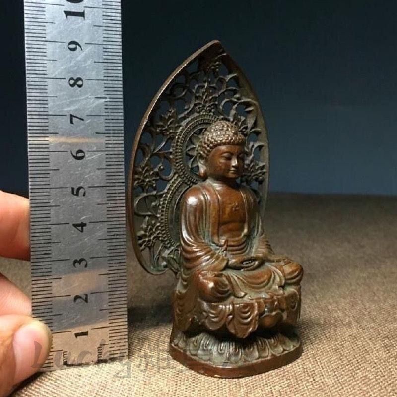 仏像 大日如来 仏光普照 坐仏 小仏像 銅製 銅器HOT - メルカリ