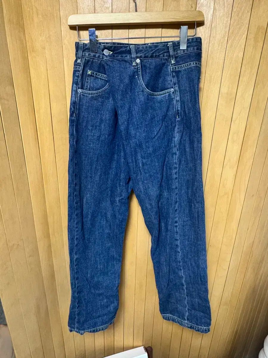 JW Kinloch Anderson キンロックアンダーソン メンズ アシメントリー デニムパンツ 46
