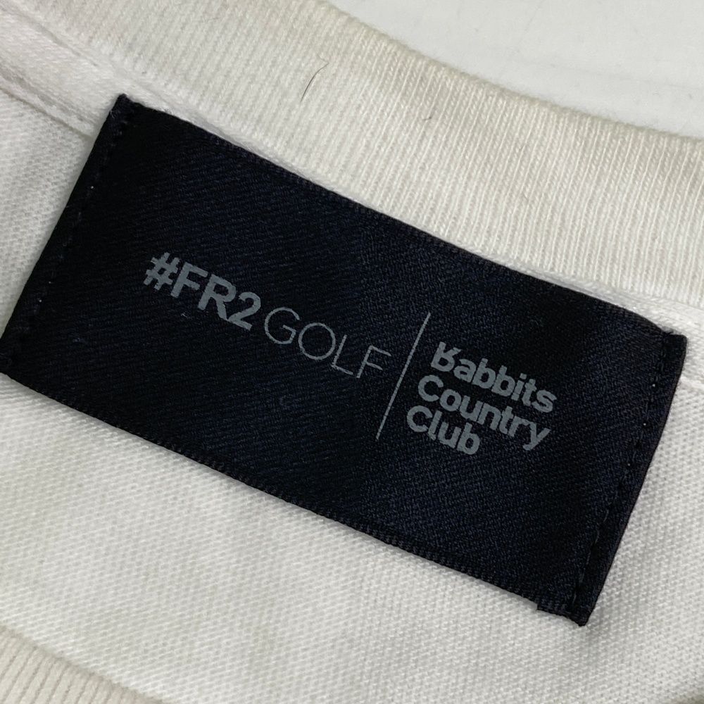 サイズ：M FR2 GOLF エフアールツーゴルフ  半袖Tシャツ  ホワイト系 [240101490165] ゴルフウェア メンズ ストスト サイズ：M FR2 GOLF エフアールツーゴルフ 半袖Tシャツ ホワイト