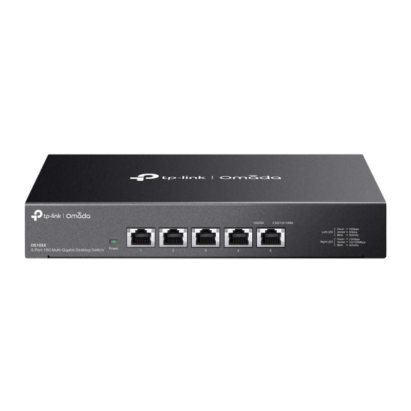 TP-Link 5ポート 全ポート10G対応 10G マルチギガビット アンマネージ プラグ-amp-プレイ Omada対応 スイッチングハブ DS105X