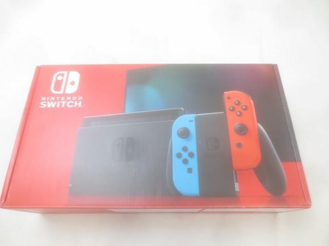品 ゲーム Nintendo switch ニンテンドースイッチ 本体 HAC-001 -01 動作品 ジョイコン ネオンレッド ブルー き