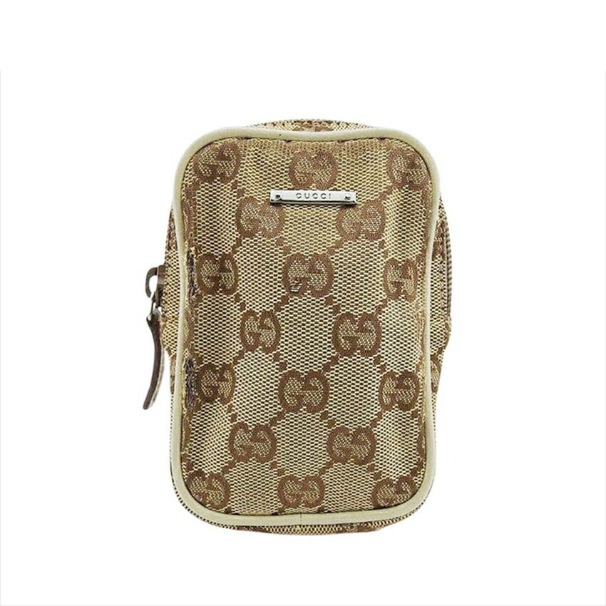 グッチ GUCCI シガレットケース GG柄 GG柄 ベージュ×アイボリー レディース