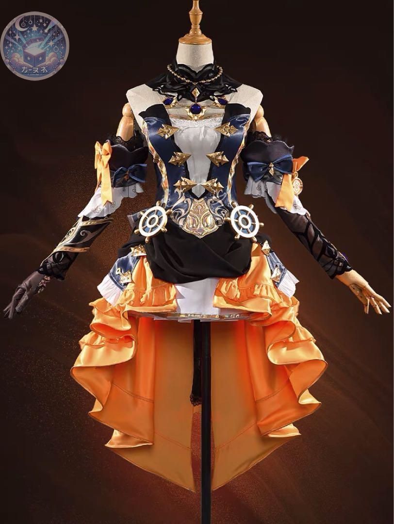 原神 ナヴィア コスプレ 衣装 ウイッグ 靴 コスチューム 仮装 イベント衣装 コスプレセット 高品質コスプレ 再現度高め