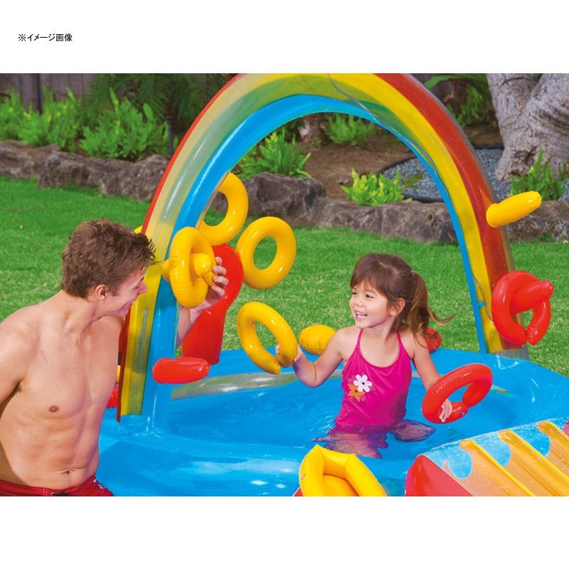 INTEX インテックス レインボーリングプレイセンター 3m プール
