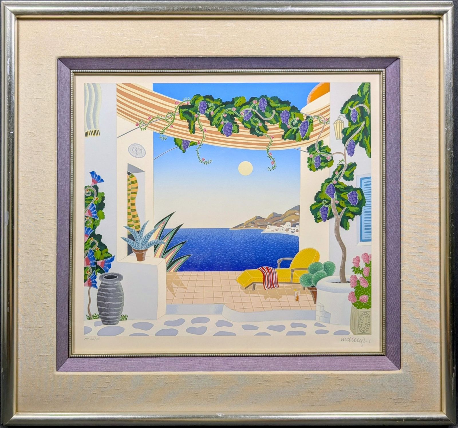 トーマス・マックナイト「ヴァンジェラ」シルクスクリーン 直筆サイン