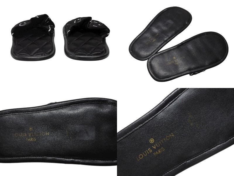 極美品 LOUISVUITTON ルイヴィトン ホーミーライン ルームシューズ