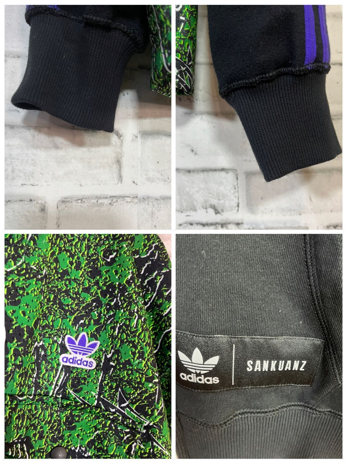 直営店 adidas × SANKUANZ パーカー リバーシプル tdh-latinoamerica.de