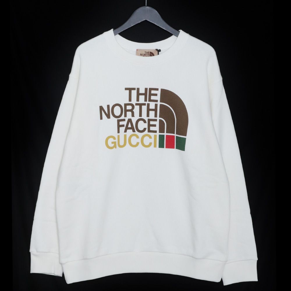GUCCI - GUCCI × The north faceトレーナー gucci x the north face cotton sweater size xxl 100