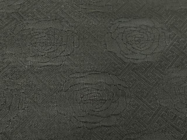 平和屋着物○染色作家 草野一騎 全通柄袋帯 斜線文 金糸 正絹 逸品 未