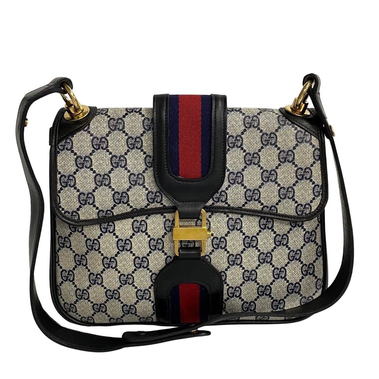 極 美品 GUCCI オールドグッチ グッチ ヴィンテージ シェリーライン GG